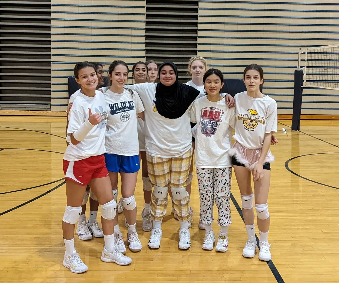 NV_Volleyball's tweet photo. Practice got weird yesterday but today is Game Day! Away at Naperville Central. We promise we will wear our uniforms! #hitthegoose #goosedown https://t.co/KL5DElMzxm