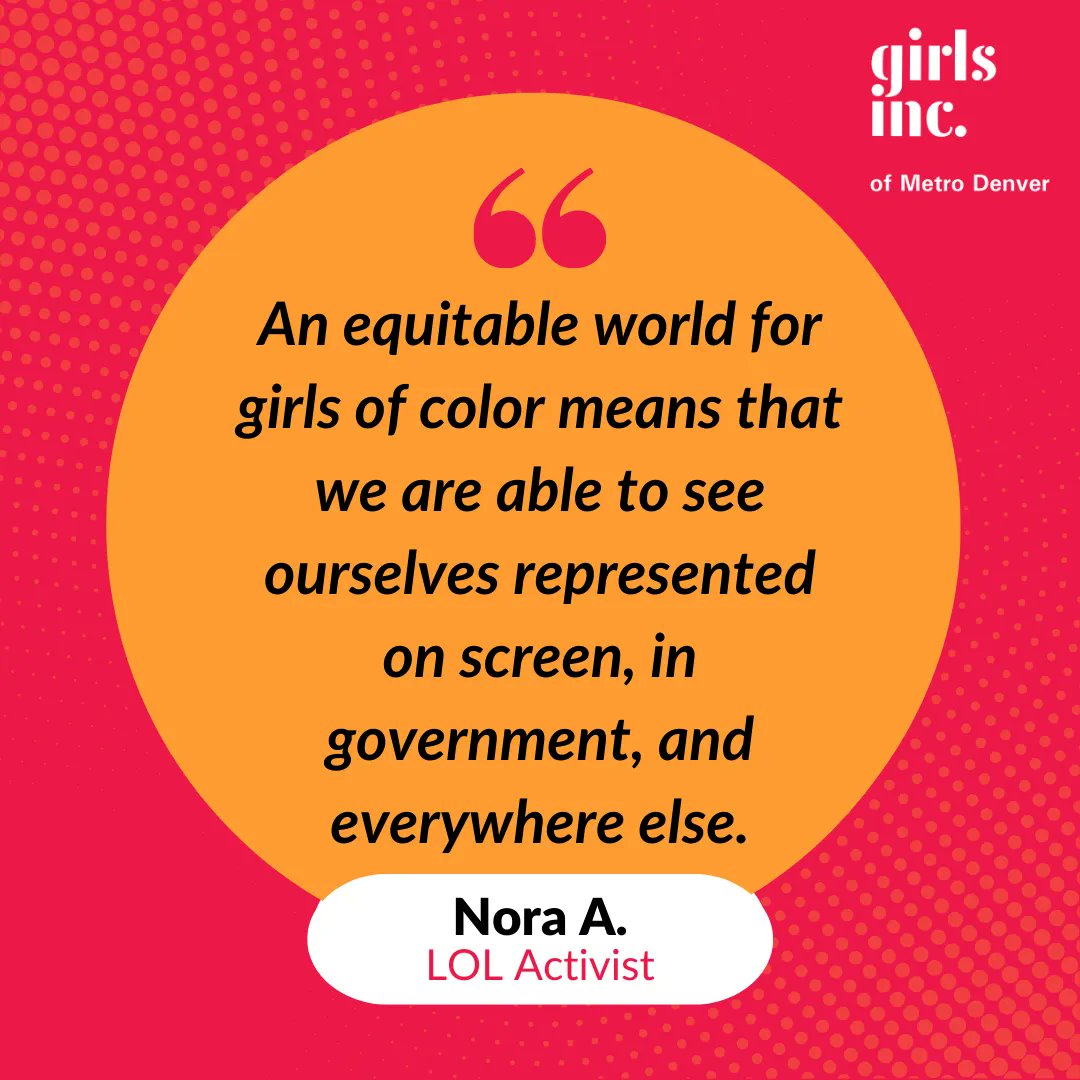 GirlsIncDenver's tweet photo. With your help, Girls Inc. of Metro Denver will raise $5,000 on International Day of the Girl to create a more equitable society for girls.  

Join this movement and help us raise $5,000 here: https://t.co/4rHVHwxt2d 
----- 
#strongsmartbold #IDOTG #DayoftheGirl #PowerfulGirls https://t.co/VL7rWuNz3B