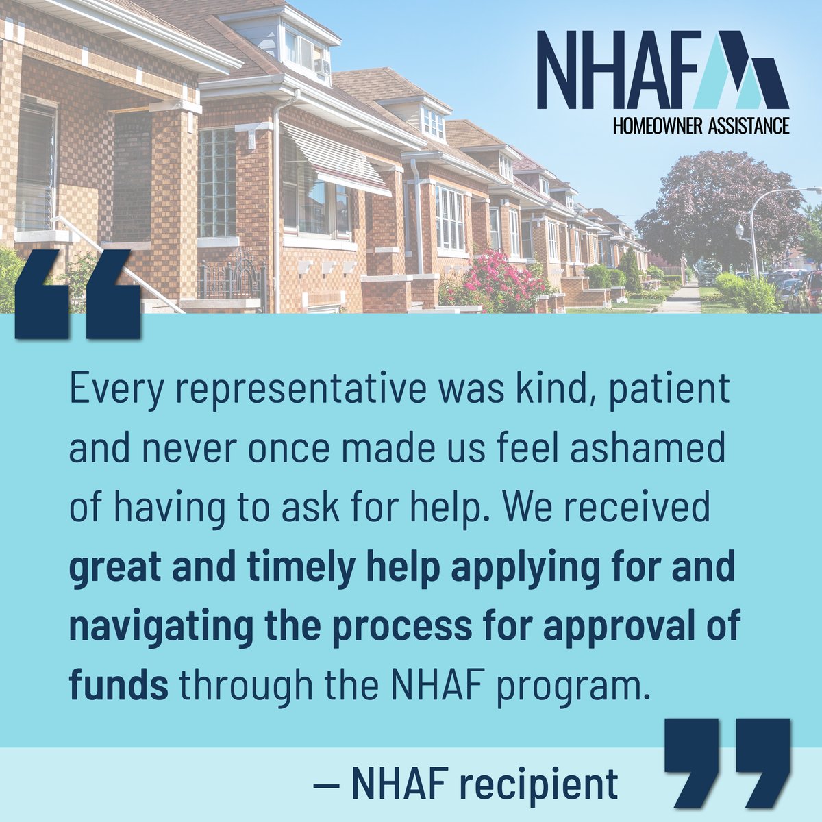 Thank you to the NHAF recipients who are sharing their stories. We’re honored to help you remain in your home. #HomeownershipMatters