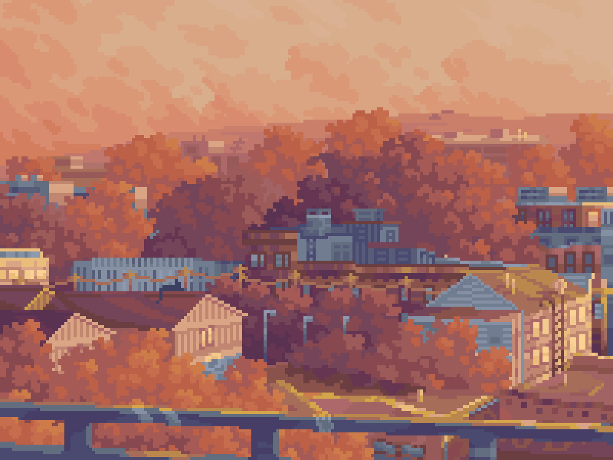 Myartbytes1's tweet photo. hello I do pixel art landscapes :-) #PortfolioDay https://t.co/Mo53e8uHoR