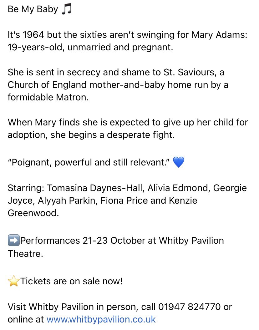 WhitbyAmDram's tweet photo. Our final production of 2022 is just around the corner….it’s time to MEET THE COMPANY

#whitby #theatre #amdram @WhitbyAmDram @DiscoverCoast https://t.co/uJm3CbYKJ8