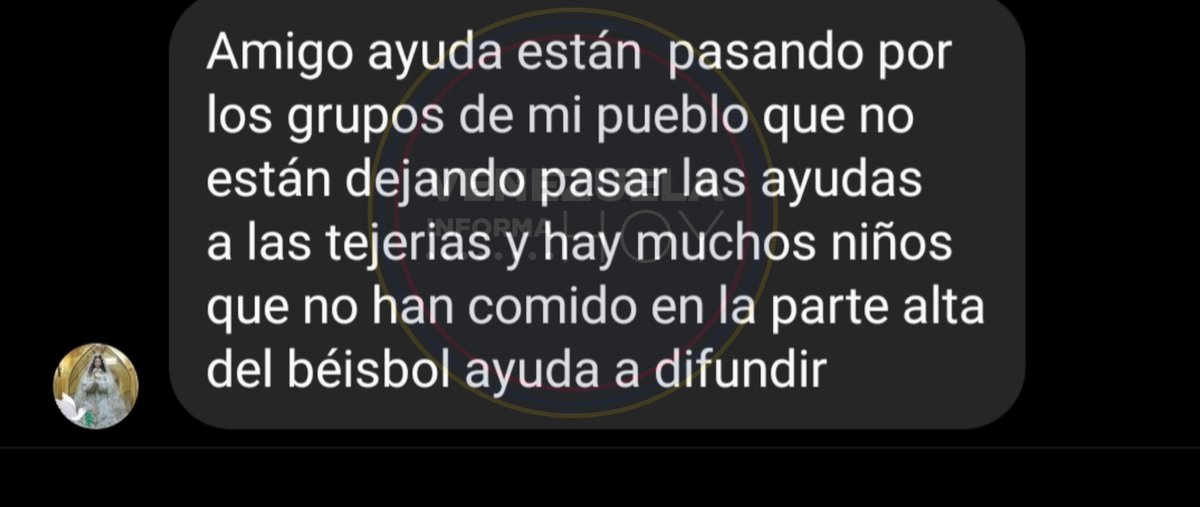 rayberdl18's tweet photo. #11Oct | URGENTE: Habitantes del sector El Béisbol en Las Tejerías, están denunciando que no están dejando pasar la ayuda humanitaria a la parte alta. "Hay niños que no han comido". https://t.co/HMqvuDuhsl