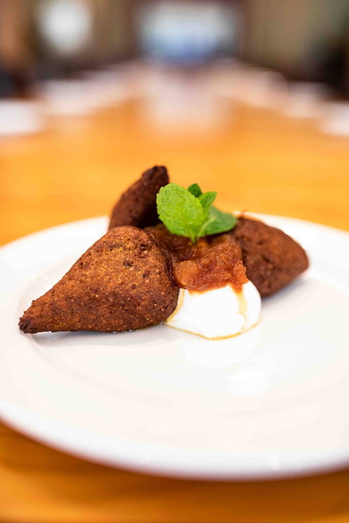 Recognize this dish? If you dined with us during the prior fall season, your heart has already skipped a beat. 

Yes, the beloved Sweet Potato Kibbeh will be returning to our fall menu, available beginning TOMORROW (10/12)!