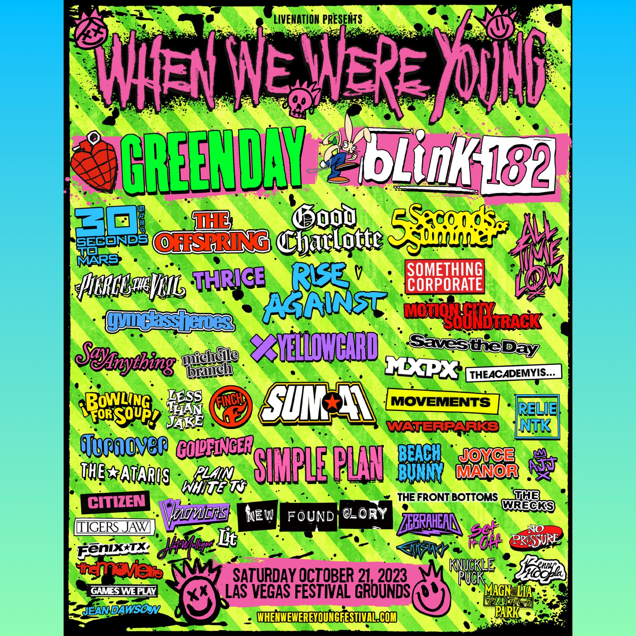 Yellowcard on Twitter "🖤When We Were Young 2023!🖤 Register now for the