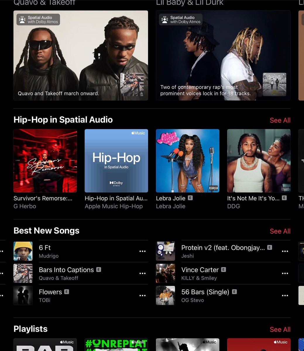 _OGStevo's tweet photo. #56bars has been placed on @AppleMusic “Best New Songs” , “New Releases “ , and has made the “New in Hip-Hop” editorial playlist . Only a matter of time til we charting 📈

Song dropped 2 days ago and the audio already at 20,000 streams with 2,000 daily listeners too ya diggg https://t.co/rpIeoQqrSP