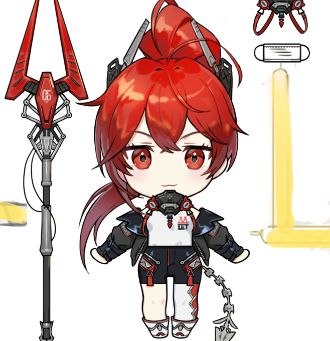 「red hair spear」 illustration images(Latest)