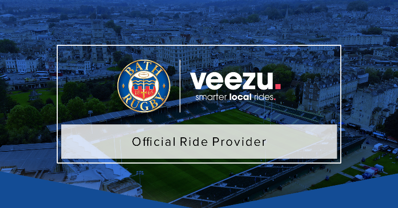 BathRugby's tweet photo. #BathRugby 🤝 @veezugroup 

The club has partnered with Veezu, the new name for V Cars Taxis, as its Official Ride Provider for the next two seasons.