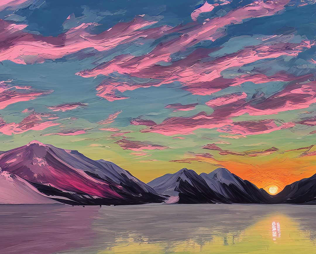 machinecanvas's tweet photo. majestic glaciers, painting, sunrise, pink skies

Limited, single unit print now available on our website! Own this one of one artwork printed on a 16x20 canvas!

#StableDiffusion #aiart #aiartcommunity #aiartcomm #aiartists #artofinstagram #artistsoninstagram #ai #customaiart #a https://t.co/YKVWGj52cB