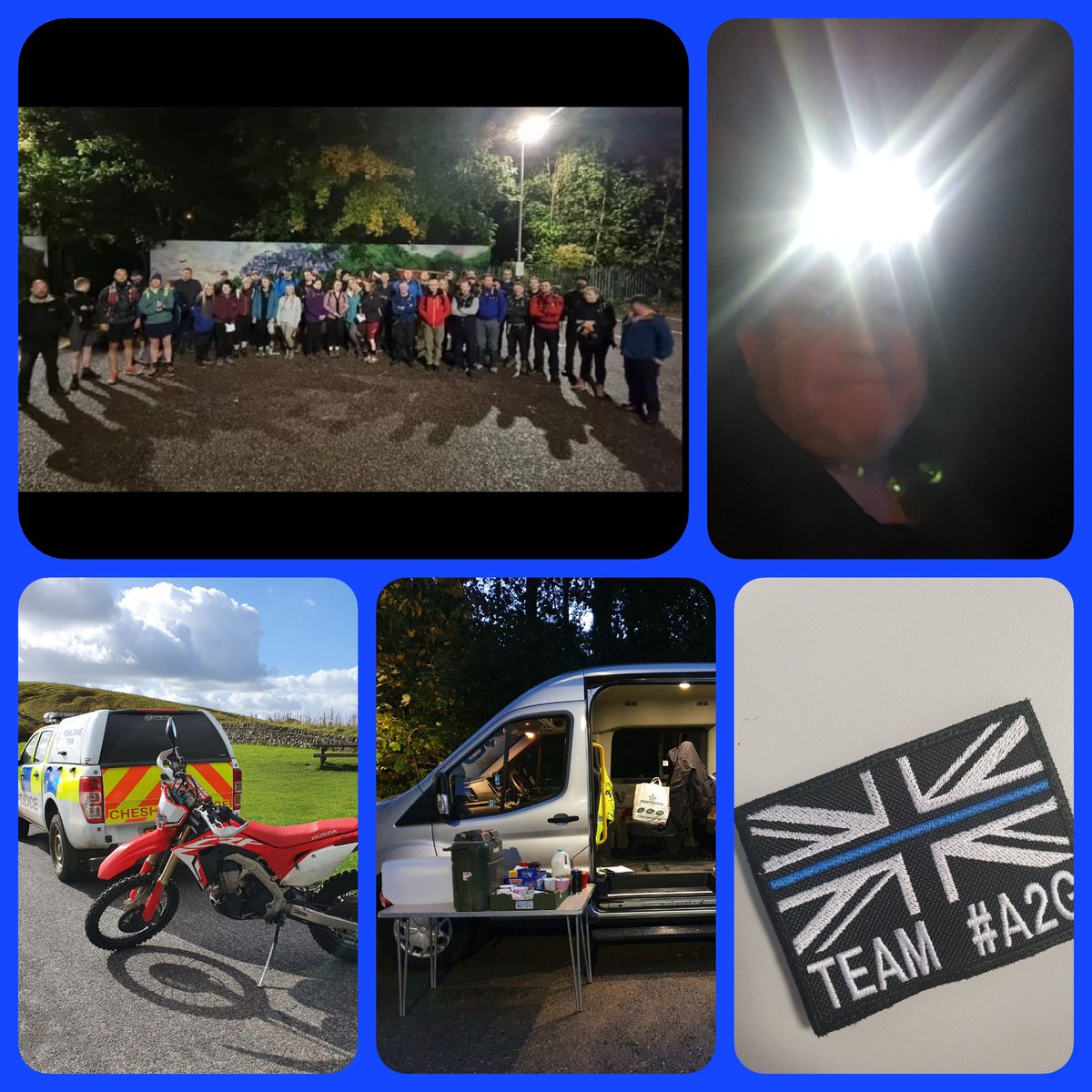 scruffycop's tweet photo. #A2G
Yesterday I was part of the support team for 50 of my amazing colleagues who undertook The Gritstone Trail" 30 miles of arduous terrain.
Well done everyone involved, a real top class team effort and I'm a proud to have been involved.👍

https://t.co/dbKO13FTd0 https://t.co/q03QY1yhVz