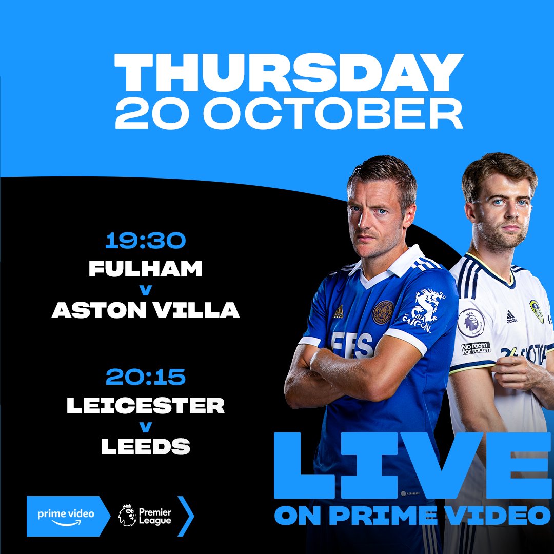 Prime Video Sport on X: 'The final two Premier League matches LIVE  on Prime Video this week! 