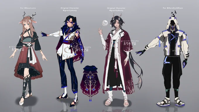 𝐇𝐞𝐥𝐥𝐨, 𝐈'𝐦 𝐆𝐫𝐚𝐯𝐢𝐭𝐲!안녕하세요!I'm an artist specializing in character design and illustration w/ a love for fantasy Currently open for work in games, corporate, and independent projects!✦ ✦ gravitydust.art.com#PortfolioDay 