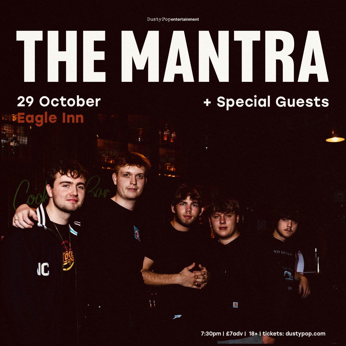 GIG ANNOUNCEMENT 📢 

We’re back with another gig and this time in Manchester. We’ll be headlining The Eagle Inn on the 29th Oct, get ya tickets from the link in our bio 🎃