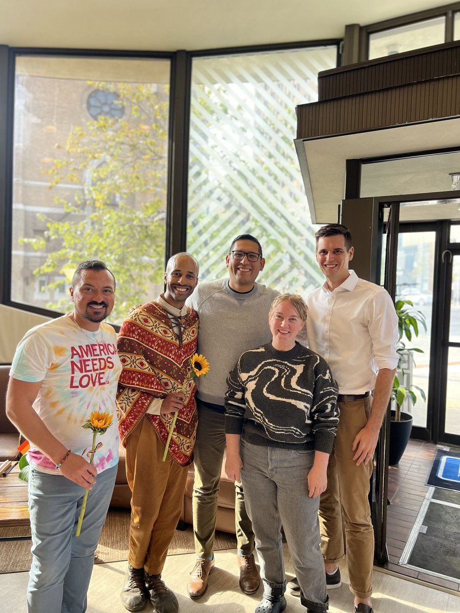 Today @NebraskaMegan @TonyVargas & I spoke about #NationalComingOutDay Coming out is a deeply personal experience & I’m so proud to be a part of the LGBTQ family. To the members of my community: wherever you are on this journey, I stand with you + celebrate your beauty & power.