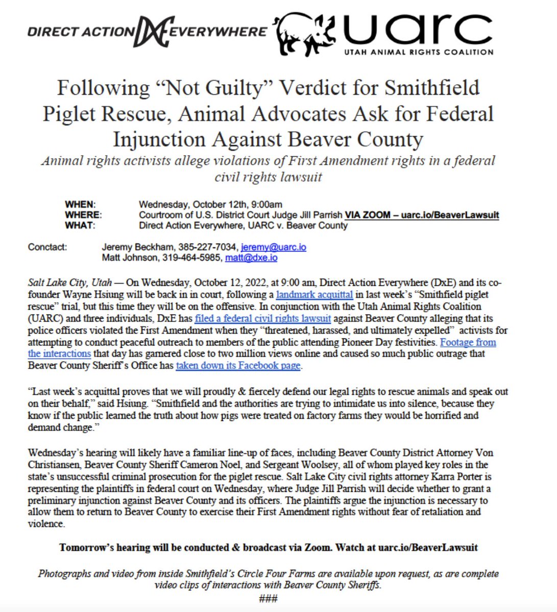 Smithfield Trial tweet media