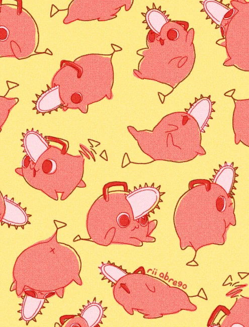 pochita! (wallpaper set below!) 