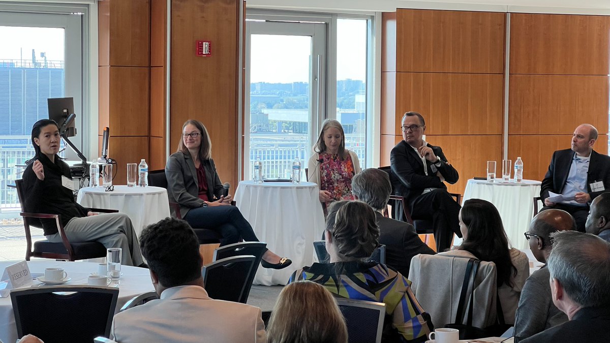 .@P_Trivisvavet from <a href="/Inari_Ag/">Inari</a>, spoke on the challenges of genetics technology in agriculture, such as how consumer pushback can hurt innovation, but highlighted, “our biggest competitor is time” given slow development in the field and the continuous impacts of #climatechange.