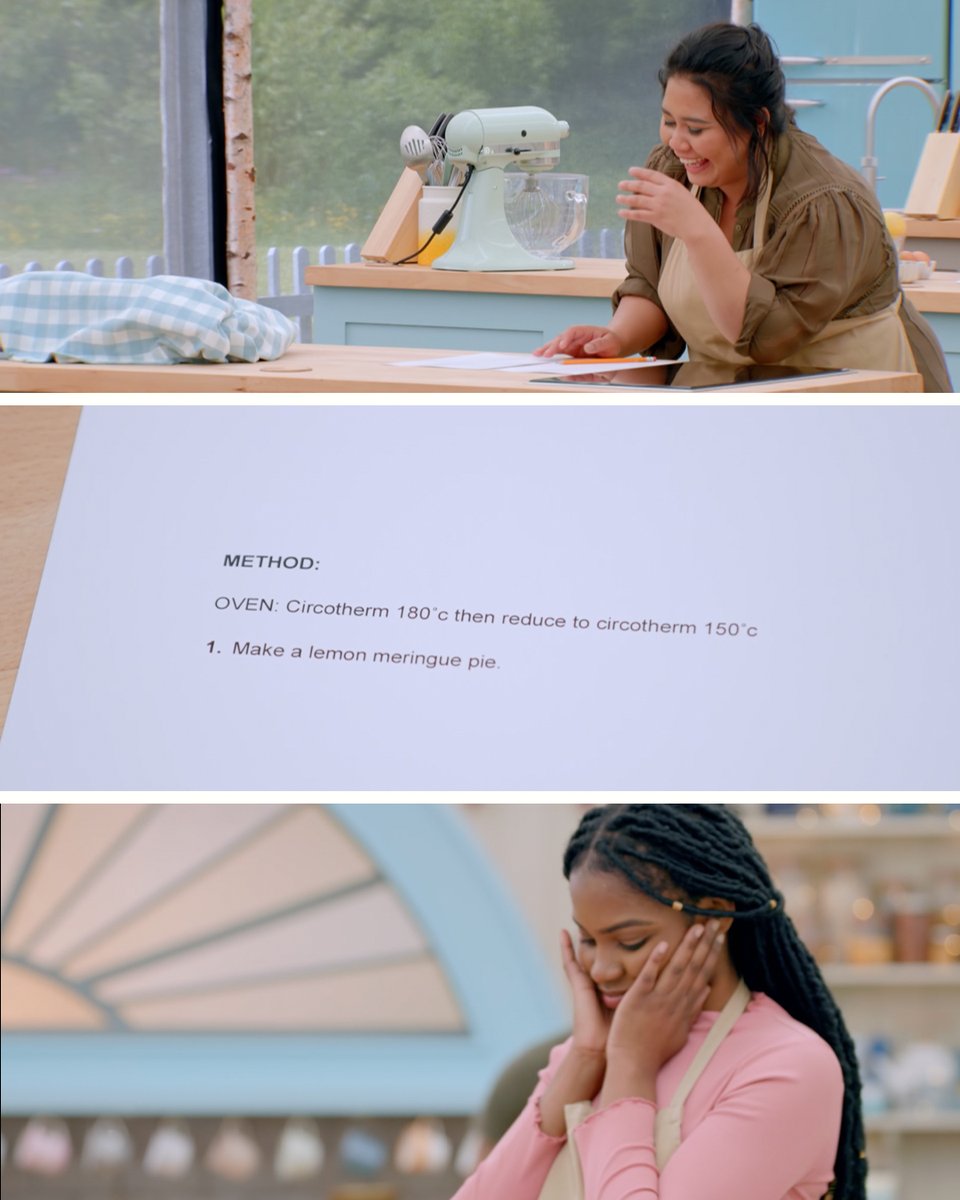 British bake off on twitter make a lemon meringue pie there are