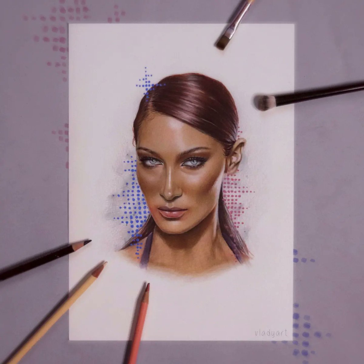 ✨ <a href="/bellahadid/">ؘ</a> ✏ #art #drawing #bellahadid