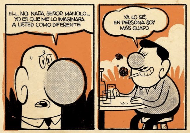 COMIC_bcn's tweet photo. Paco Sordo, Premio Nacional de Cómic con "El Pacto" y su delirante homenaje a la escuela Bruguera en los 50s.
🏆 La obra, editada por Nuevo Nueve, ya se hizo con el galardón a Mejor obra publicada en España en el pasado #40comicBCN 🥳
¡Enhorabuena, Paco! https://t.co/g64ELedowD