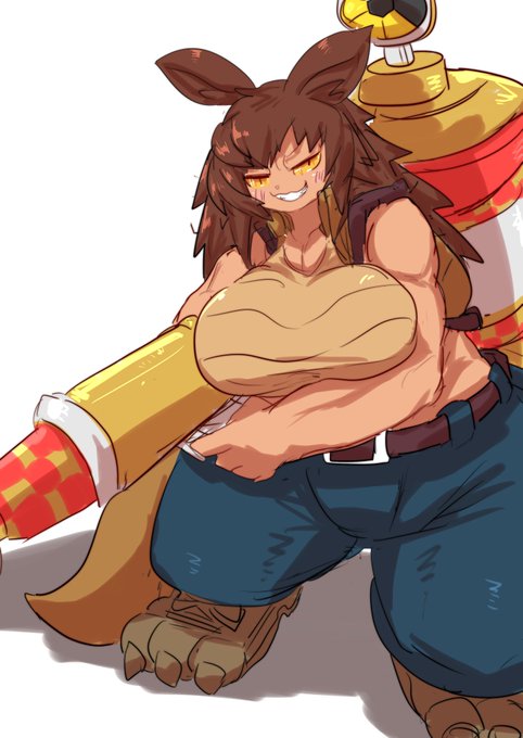 > ムッチムチのディンゴダイル(♀)
オナシャスセンセンシャル! #odaibako_buremega https://t.co/5TMYmNIFD9

擬人化に逃げろ!!! 