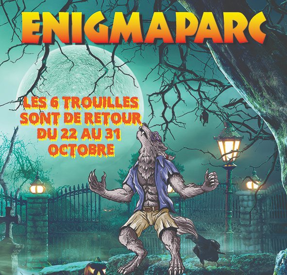 ENIGMAPARC's tweet photo. L’évènement Fétiche D’Enigmaparc Pour Halloween : Les « 6 Trouilles » est de retour du 22 au 31/10/2022. Venez déguisés bandes de grands enfants!
https://t.co/dm7PcgyDZ3 https://t.co/IiIGRAGX4c