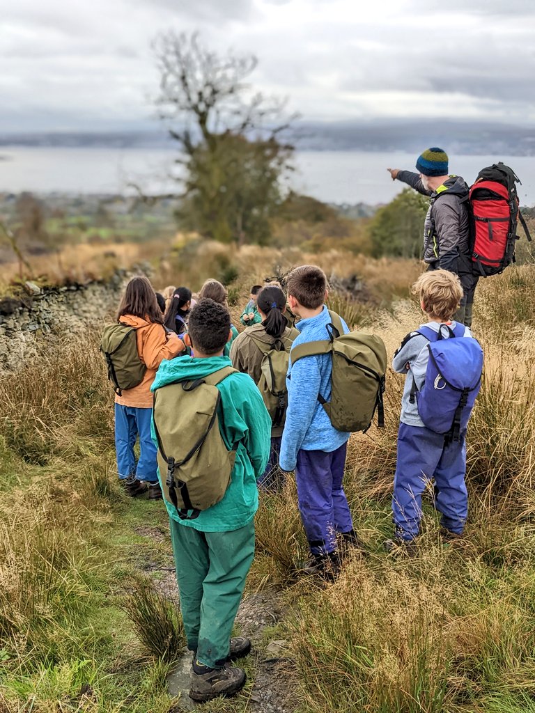 BlairvadachAndy's tweet photo. Day two for @KelvindalePS here @BlairvadachOEC and we teamed up with @BlairvadachRob for a joint ascent of Tom na h Airidh (Knoll of the Shieling)
354 Meters of #topbants wildlife, and some fabulous views over the #clydeestuary 🐾🦋🙌
A massive well done team!💪
#KelvindaleBV22 https://t.co/wJvYPwXgWu