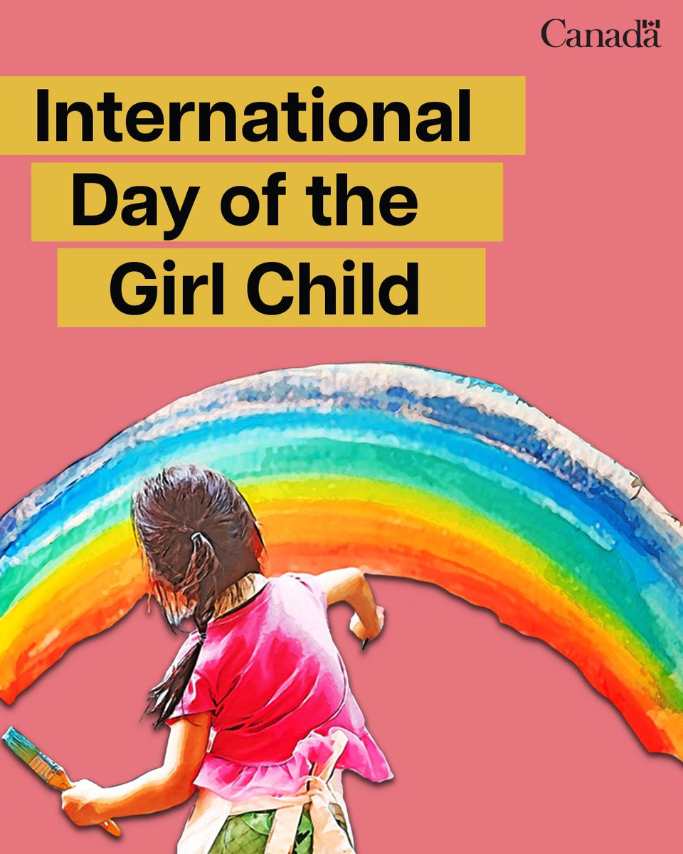 Today I join UNICEF in promoting a global day of action for girls right known as The International Day of the Girl Child. Girls have a right: • To be educated • To live free from violence • To lead healthy lives • To be able to choose what they wear #dayofthegirl