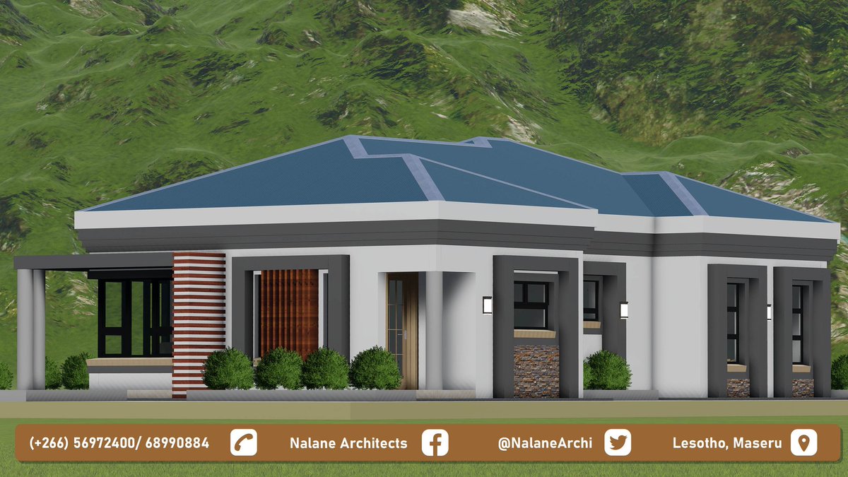 NalaneArchi's tweet photo. Nalane Architects  | Beyond Design.🏡

Proposed Residential house
Location: Lithabaneng

Our Office Is Found At Lithabaneng Adjacent To Lesotho Dairy Products.

WhatsApp/Call Us Today: (+266) 56972400 | 68990884 https://t.co/Y0TAqCyfmu