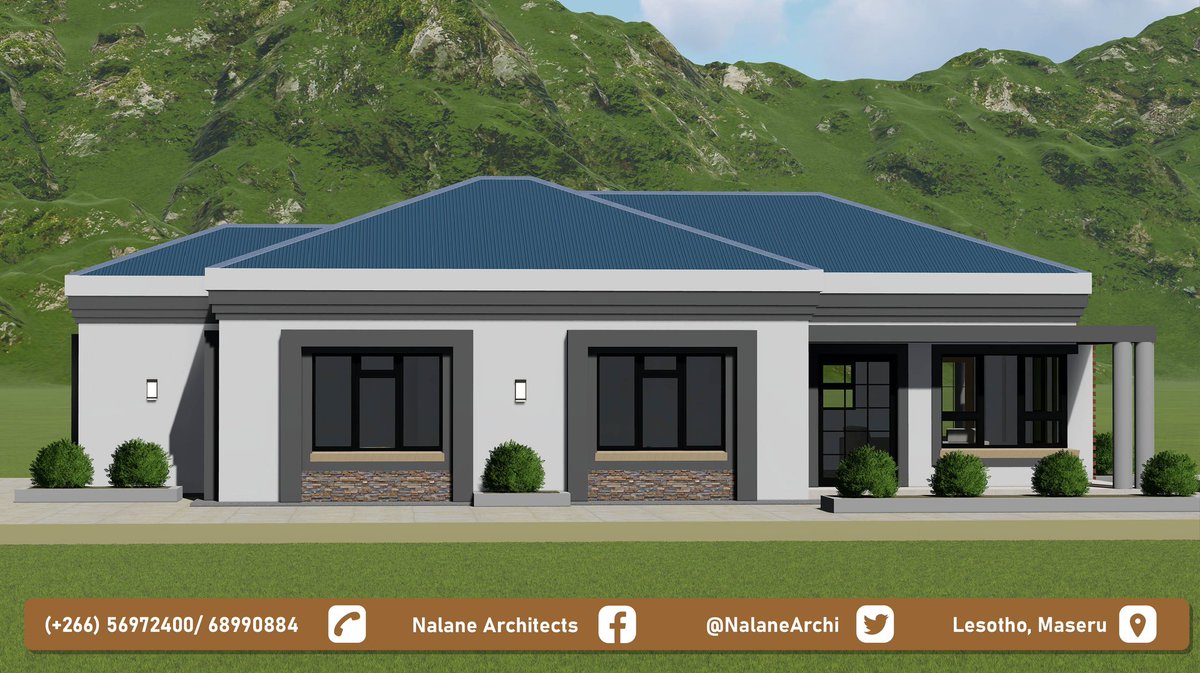 NalaneArchi's tweet photo. Nalane Architects  | Beyond Design.🏡

Proposed Residential house
Location: Lithabaneng

Our Office Is Found At Lithabaneng Adjacent To Lesotho Dairy Products.

WhatsApp/Call Us Today: (+266) 56972400 | 68990884 https://t.co/Y0TAqCyfmu