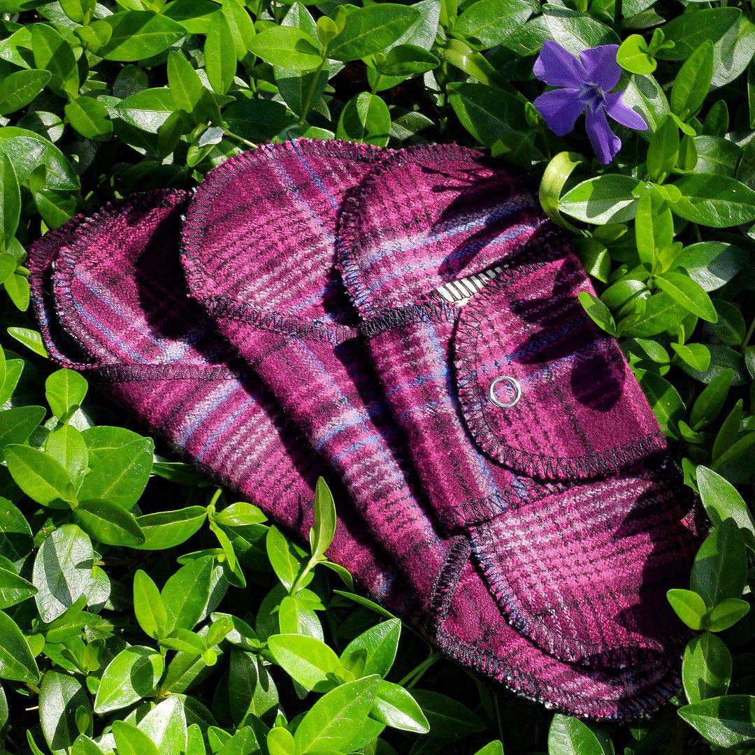 GladRags's tweet photo. 🚨 CLOSEOUT SALE 🚨

Our discounted Organic Plaid Cloth Pads are running low, so don’t wait to grab yours! Once this gorgeous print is gone, it’s gone for good! 💜😭💜

Shop here: https://t.co/76z5BpH9fh  While supplies last! 👀

#periods #clothpads #period https://t.co/6oLlOvMP18