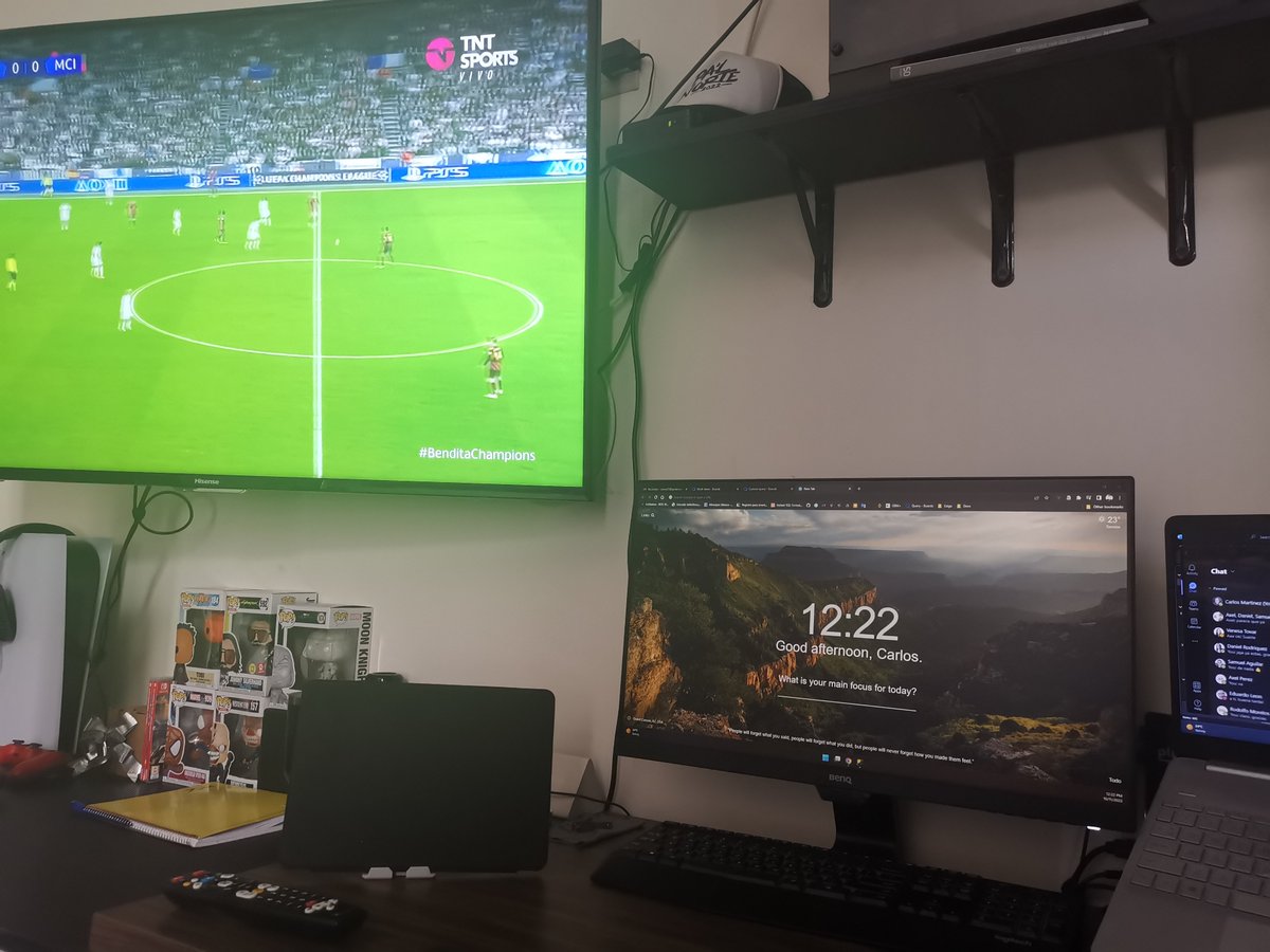 elsharly19's tweet photo. #benditachampions viendo como se le complica el juego al city por no poner a haaland de inicio #benditoHomeOffice https://t.co/JufiDzq2Ub