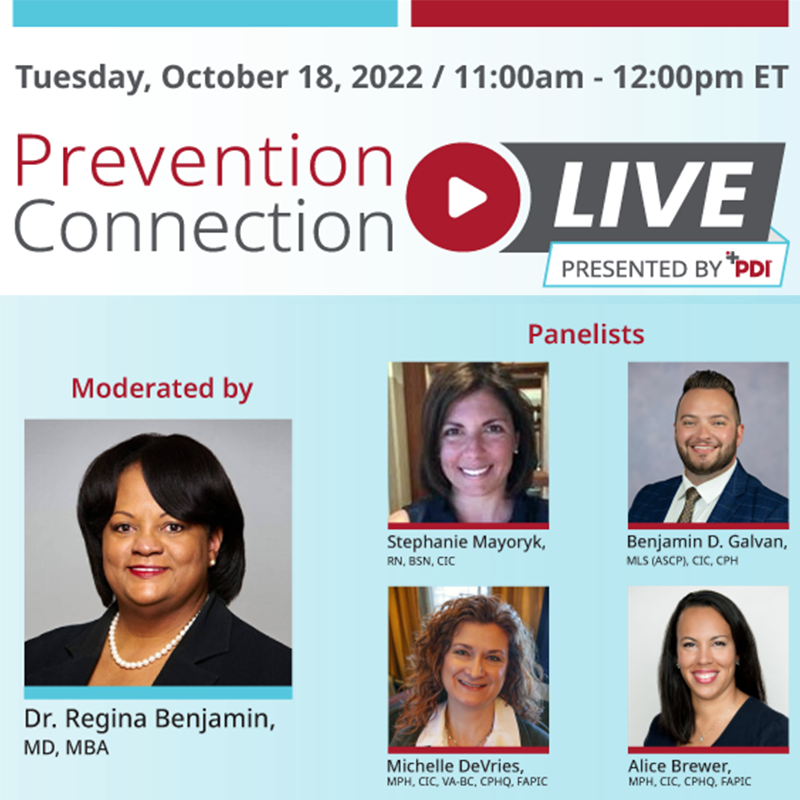 Join us on Tuesday, October 18, at 11:00 am for a virtual event that brings together informative, insightful and inspiring conversations with well-rounded, industry professionals. Register now: bit.ly/3g33oLq #InternationalInfectionPreventionWeek #IIPW2022