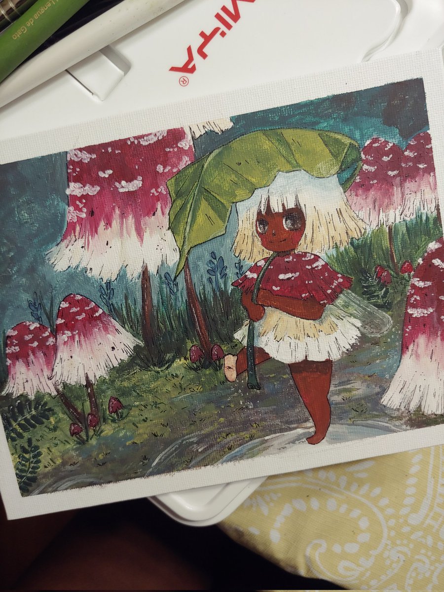 imanisketchbook's tweet photo. Happy #PortfolioDay !! I create cute and whimsical art with gouache! 
Check out my portfolio and shop here!
https://t.co/TWPAIuqNSt https://t.co/q6vCu7Zrov