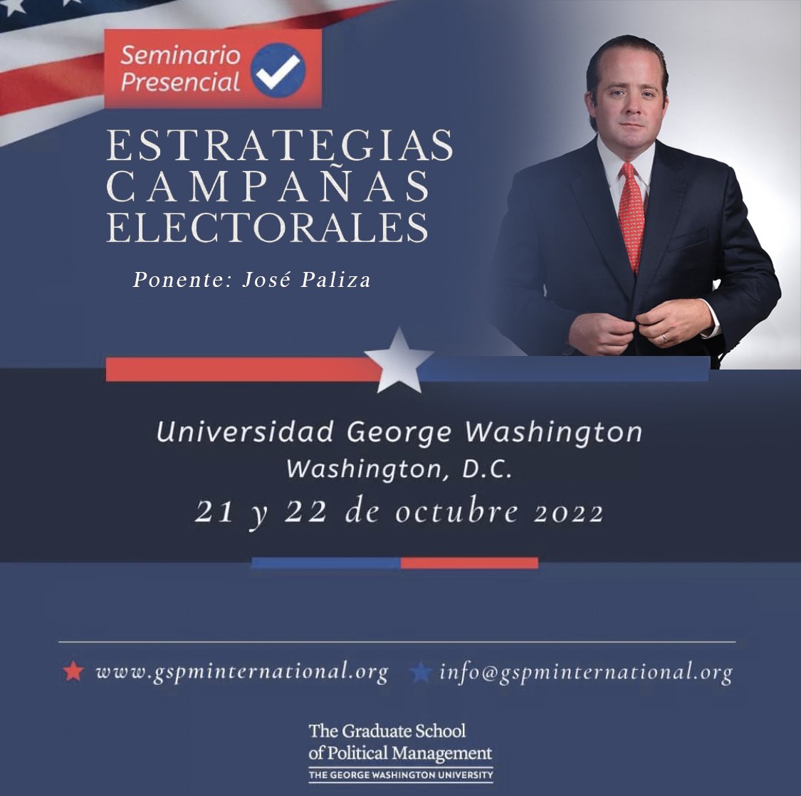 Agradezco la invitación para participar en el Seminario “Estrategias de campañas electorales” en el @GSPMlatam.