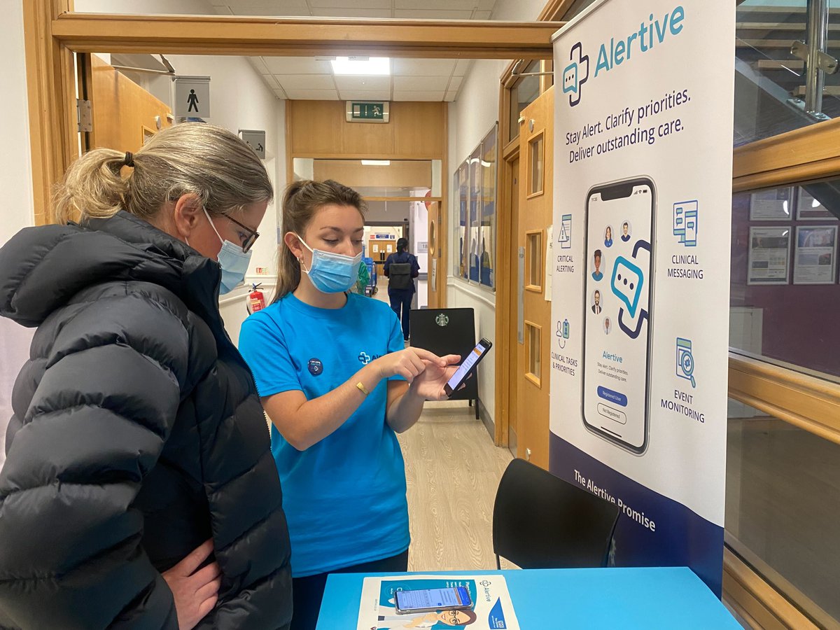Beth Horner (@bethanyhorner4) on Twitter photo A tide of blue last week for <a href="/TheChristieNHS/">The Christie NHS</a> go live of <a href="/AlertiveComms/">Alertive</a>. The team are now into their second week of trust-wide training to replace bleeps with tasks and alerts. Fantastic work guys!
#nhsdigital #digitaltransformation <a href="/PamFearns/">Pam Fearns</a> <a href="/poppy_sanders/">Poppy Sanders</a> <a href="/PhoebeAlertive/">Phoebe Cook</a> A tide of blue last week for <a href="/TheChristieNHS/">The Christie NHS</a> go live of <a href="/AlertiveComms/">Alertive</a>. The team are now into their second week of trust-wide training to replace bleeps with tasks and alerts. Fantastic work guys!
#nhsdigital #digitaltransformation <a href="/PamFearns/">Pam Fearns</a> <a href="/poppy_sanders/">Poppy Sanders</a> <a href="/PhoebeAlertive/">Phoebe Cook</a>