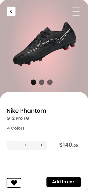 i_ogunbewon's tweet photo. My first design as a product designer:

Decided to make a design prototype using  Nike shoe store as a concept.

Check me out here https://t.co/nsX7n9udEH

Kindly drop me a comment as regards to design. https://t.co/A6qDkWP0UW
