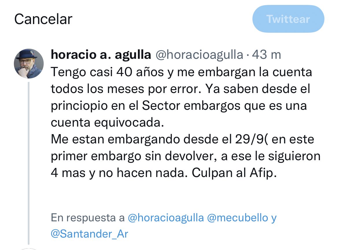 Dejen de joder a la gente, para desembarcar mio@años y complicaciones y para deshacerlo y encima por error una complejidad.
Un papelon!