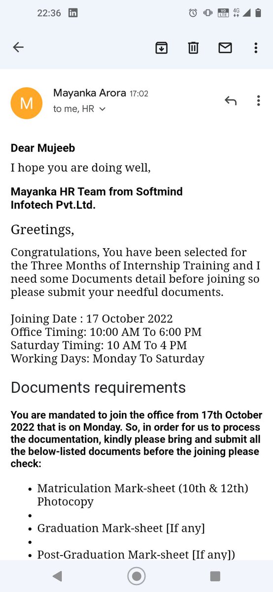 MujeebTyagi2002's tweet photo. Offer Letters
#offerletter #javadeveloper #SoftwareEngineer #SoftwareDeveloper #softwaredevelopment #Java #mynameisnanon #الهلال_الشباب #ChiefsKingdom https://t.co/Y8BnV6iuds