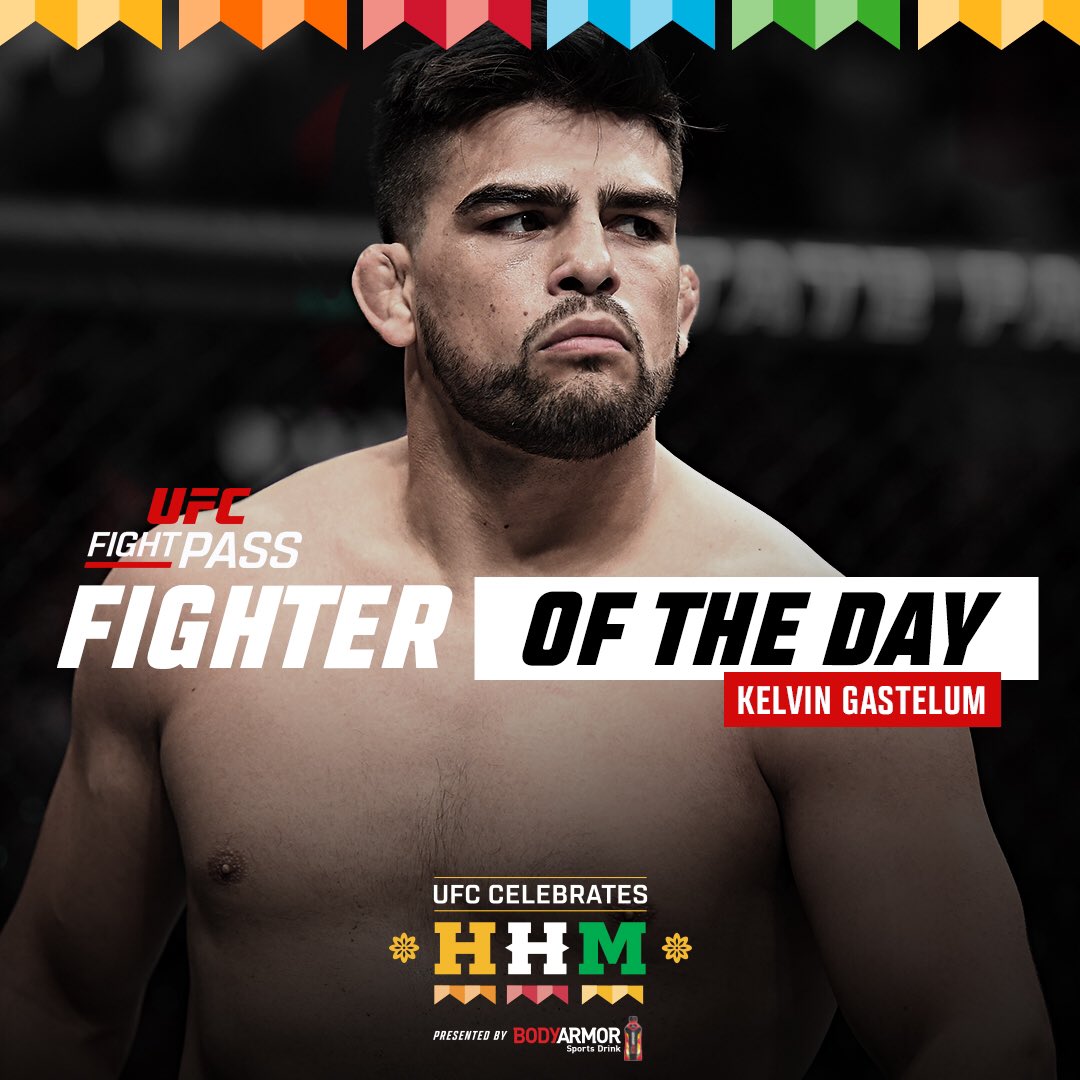 Join us in celebrating <a href="/KelvinGastelum/">#OnAmission4Gold</a>!

#HHM | B2YB @DrinkBodyArmor 

[ Access The World's Largest Combat Sports Library ]