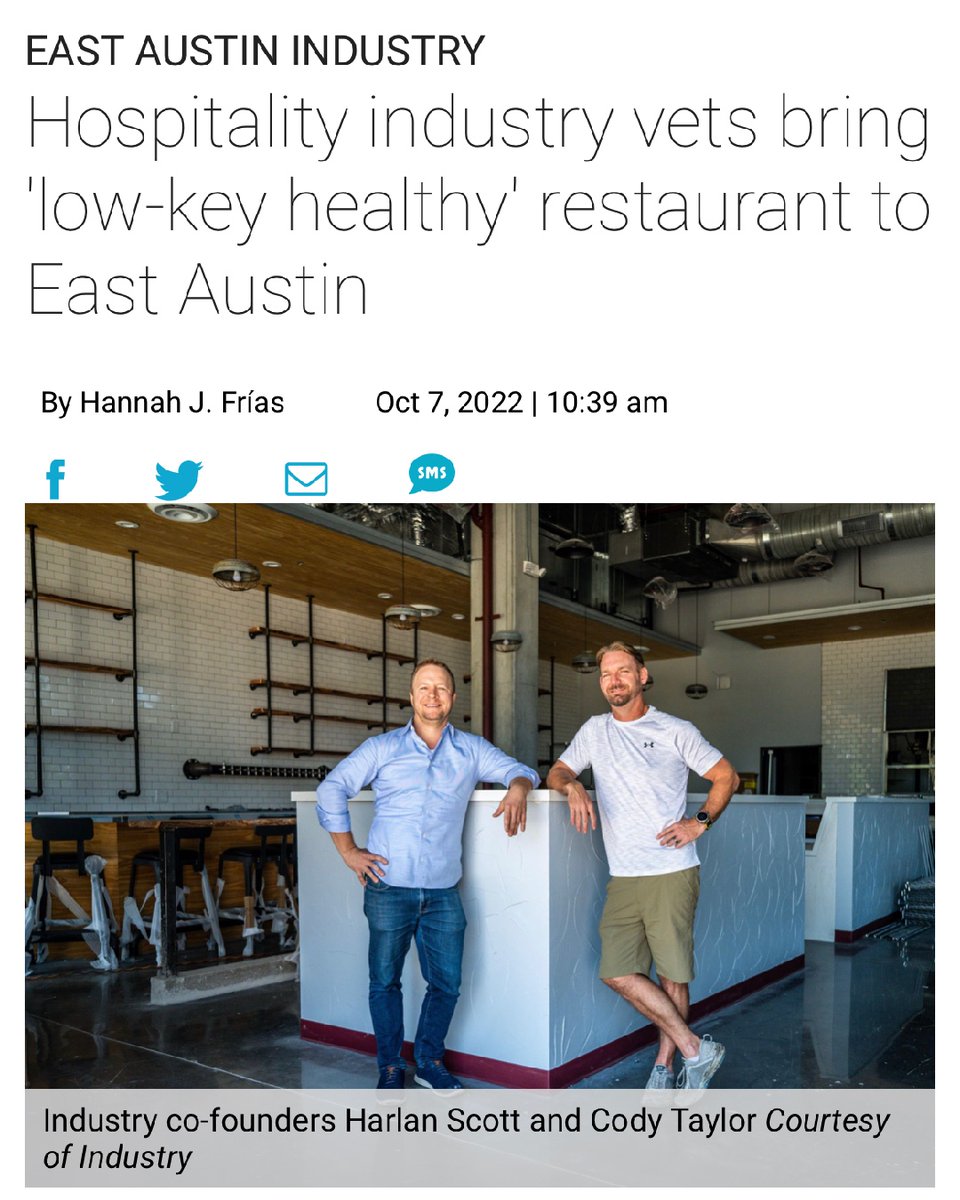 Wait a second, that's us! 🤯 We've been working doubles and clopens galore trying to get Industry Eastside ready to go, and we're FINALLY just a couple weeks away from showing #EastAustin what #SanMarcos already knows! 🙌 𝘌𝘷𝘦𝘳𝘺𝘥𝘢𝘺. 𝘓𝘢𝘵𝘦 𝘕𝘪𝘨𝘩𝘵. LET'S GOOOOOO! 🗣