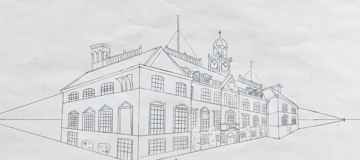 Shrewsbury_DT's tweet photo. Phenomenal 2 point perspective drawings by Sisi @EmmaDarwinHall and Steven of @SH_Shrewsbury @ShrewsburySch #design #horizonline #vanishingpoints #canyouspotthebuildings https://t.co/6Y1DM6dlfO