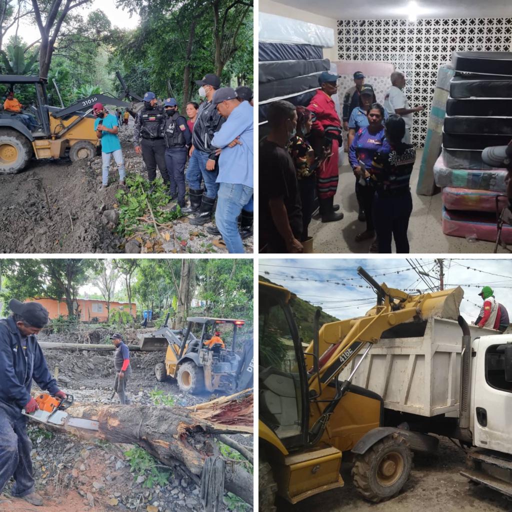 ComunaAdrianM's tweet photo. Avanzado en los trabajos d recuperación d las zonas, damnificados y familias afectadas en Río Claro. Ayer contamos con la presencia del alcalde @LuisJonasReyes supervisando y con un importante apoyo d maquinaria y enseres para la efectiva respuesta a la emergencia. @NicolasMaduro https://t.co/GExwkm4qLR