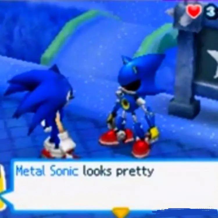 MegumiBandicot's tweet photo. I agree, Metal Sonic is pretty. https://t.co/ay8PKgRkwO