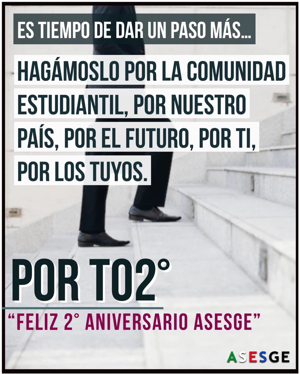 Hace dos años; era sólo una idea en papel… hoy, es un sueño hecho realidad #Felizaniversario #asesge