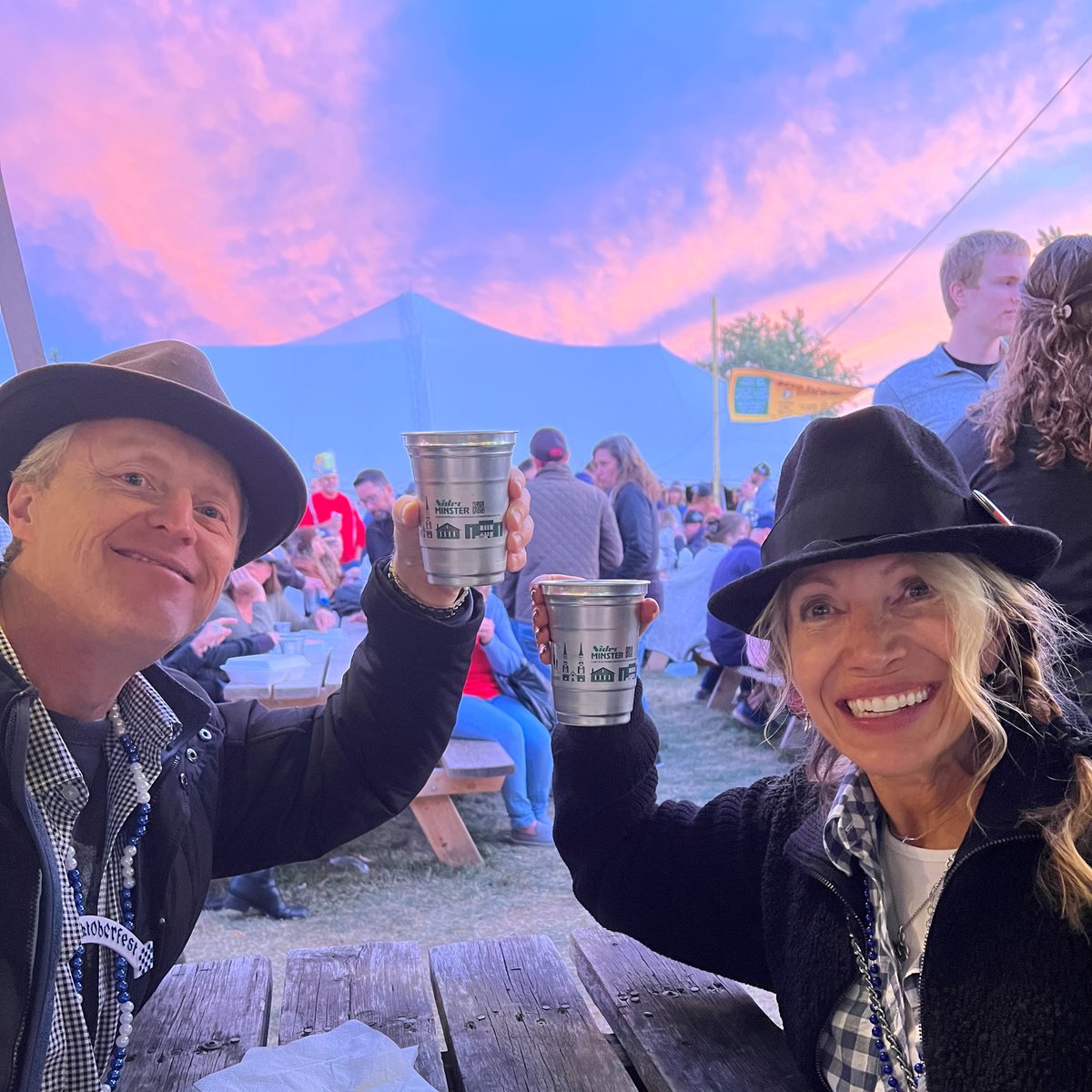 Celebrating good times, doing good for the planet. Diversity &amp; Supply Innovation Manager Sally Wolfe drinks in the fun of Minster Oktoberfest using the infinitely recyclable @ballaluminumcup 
#sustainability #recycling #oktoberfest #quigley