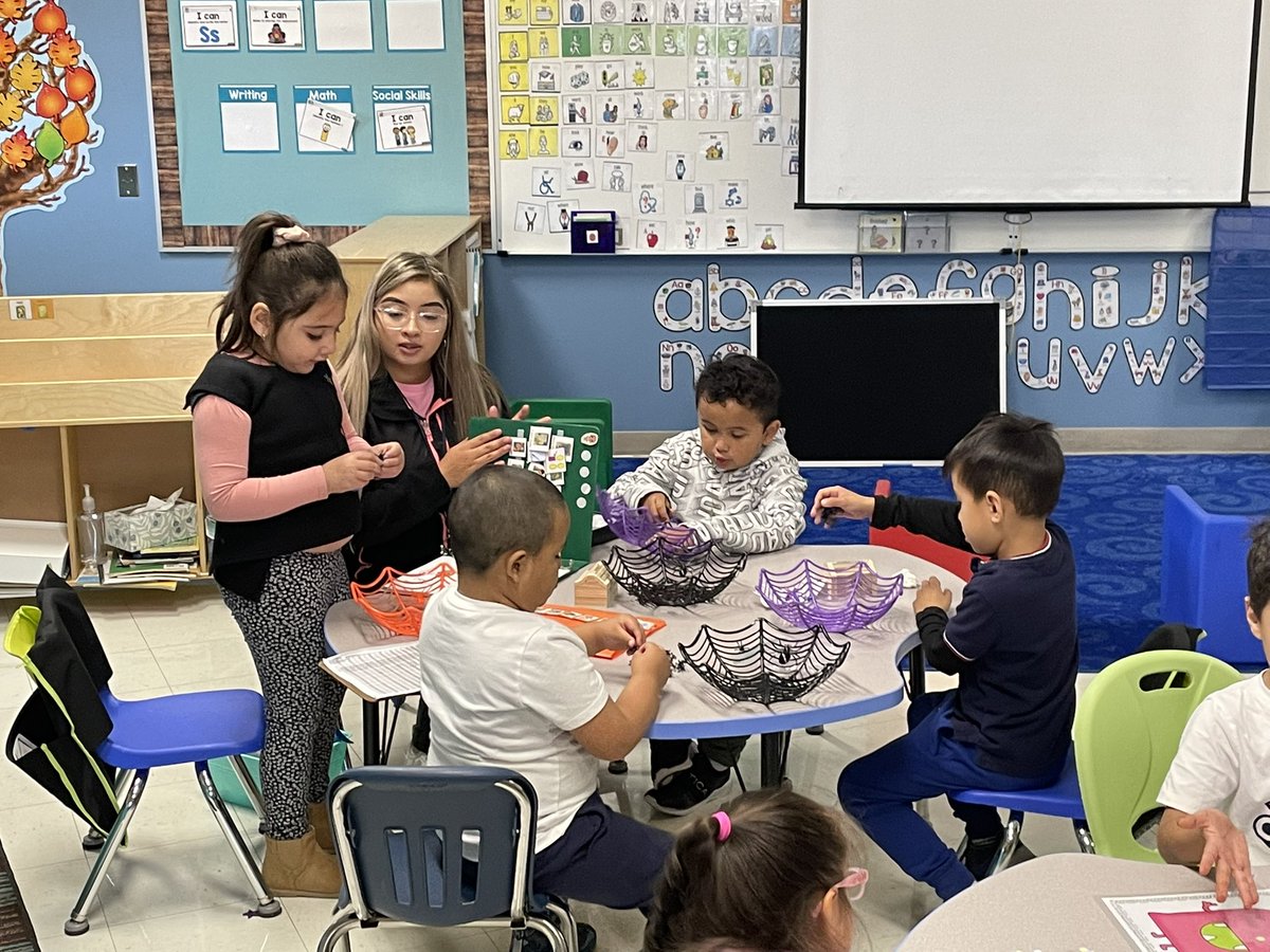 Fall themed task boxes are a big hit in Mrs. Matthies’ class! #ASD4ALL #LakeParkPanthers