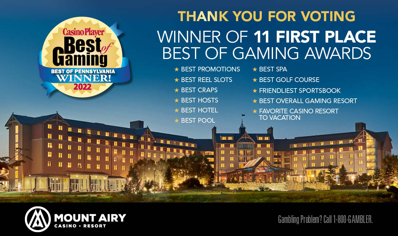 Mount Airy Casino on Twitter "The results are in and Mount Airy Casino