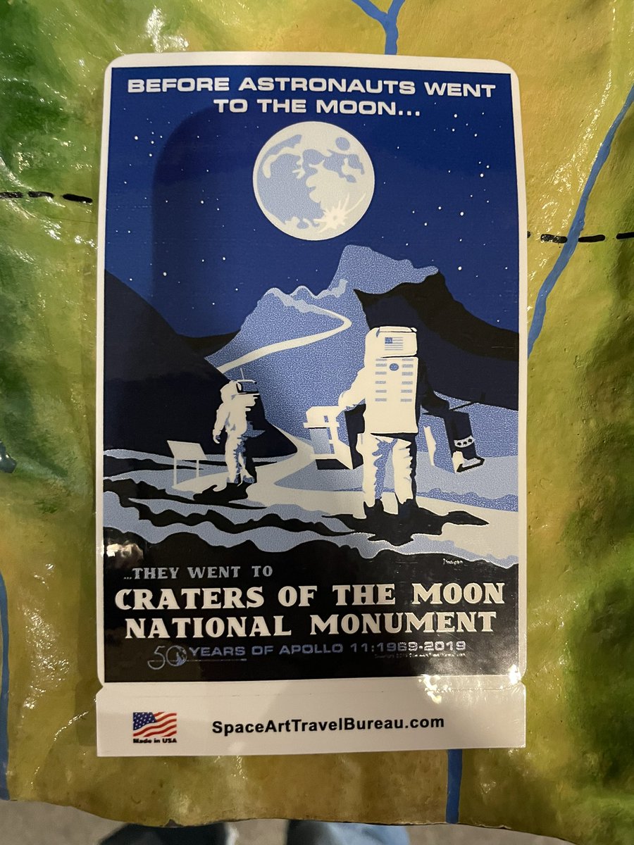 vickierubin's tweet photo. We made a wrong turn and ended up on the moon!!! Who knew this place existed? ( Mitch wants it said it was planned , not a wrong turn) #Idaho #nationalpark #RaisingJess https://t.co/BwNNr5LPTy