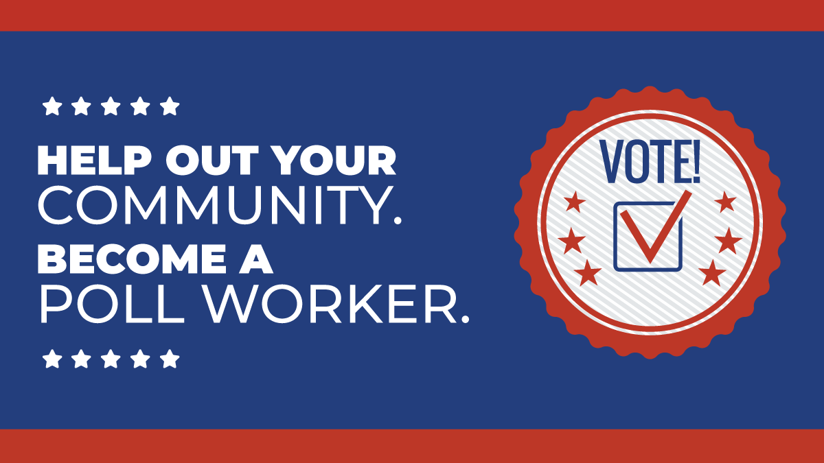 The RI Board of Elections and our city/town boards of canvassers partners are looking for poll workers for the November 8th general election. Training starts soon! Learn more and apply to be a paid poll worker here: elections.ri.gov/pollworkers/ #BeAPollWorker