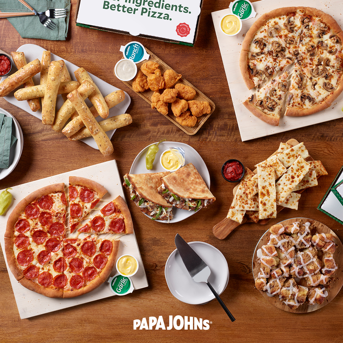 PapaJohnsCOMO's tweet photo. Pair up with Papa Johns. Have you seen our new deal? 👀 https://t.co/J3byn0Nknz
